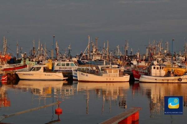 Port Władysławowo jest położony na południowym wybrzeżu Morza Bałtyckiego, na północnym krańcu Pobrzeża Kaszubskiego, tuż przy odchodzącej na wschód od lądu Mierzei Helskiej